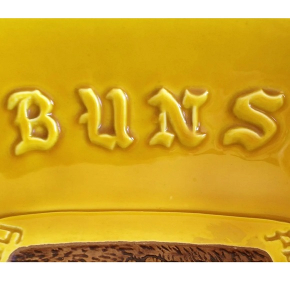 TREASURE CRAFT Vtg Mid-Century Rare Pottery Bowl Give Us Our Daily Bread USA🇺🇸 - Picture 7 of 11